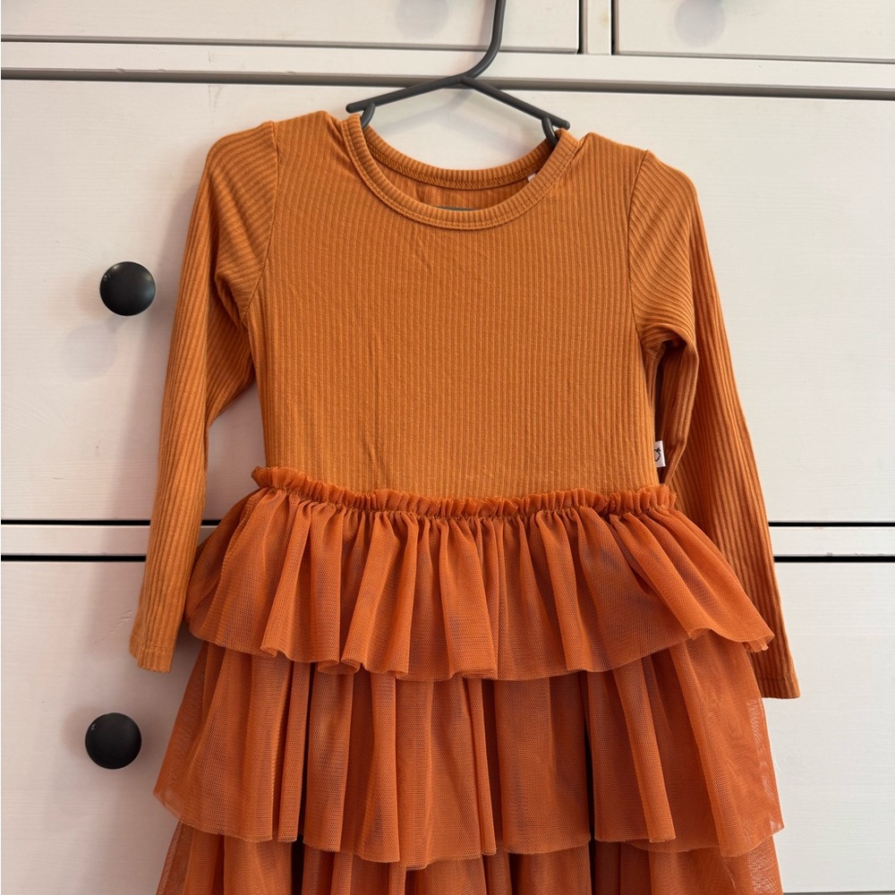 Rust tutu toddler Dress